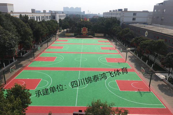 【新东方烹饪学校悬浮地板篮球场—彭镇校区】